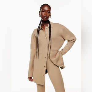 Aritzia babaton society shirt jacket sweater